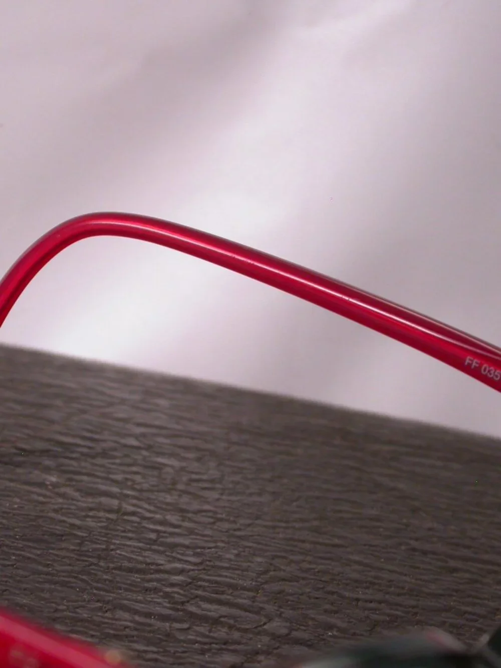 Fendi Pink Green Clear Designer Eyeglasses Made in Italy